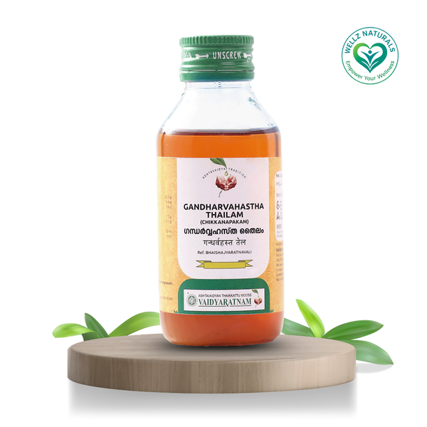 Gandharvahastadi Thailam (100ml) - Ayurvedic Detox & Digestive Support Oil | 100% Natural Oil