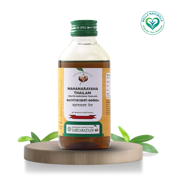 Mahanarayana Thailam | Ayurvedic Joint & Nerve Pain Relief Oil | Traditional Abhyanga Massage Oil | 200 ml