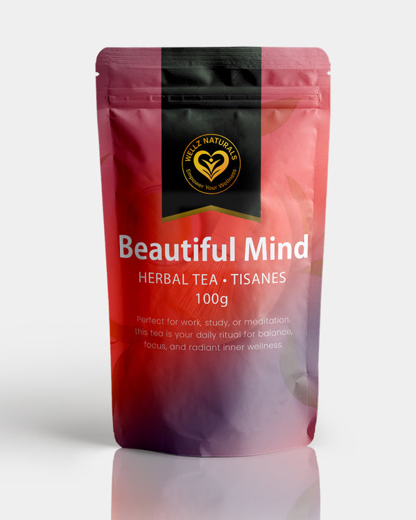 Beautiful Mind - Herbal Tea for Relaxation (100g) | Caffeine-Free | Natural Herbal Blend
